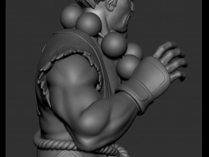 Akuma street fighter 3Dプリントモデル