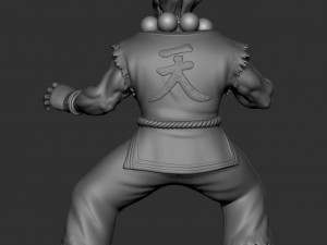 Akuma street fighter 3Dプリントモデル