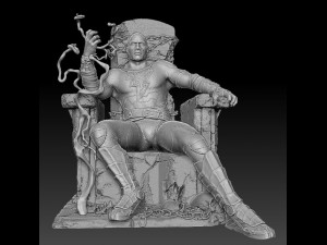 Black adam assembly 3D Print Model