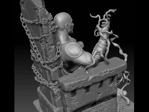 Black adam assembly 3D Print Model