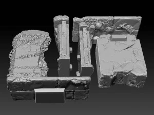 Black adam assembly 3D Print Model
