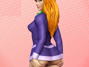 Daphne anime girl nfsw assembly 3D Baskı Modeli