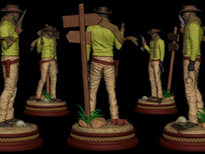 DJANGO UNCHAINED assembly 3D Print Model
