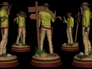 DJANGO UNCHAINED assembly 3D Print Model