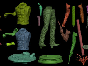 DJANGO UNCHAINED assembly 3D Print Model