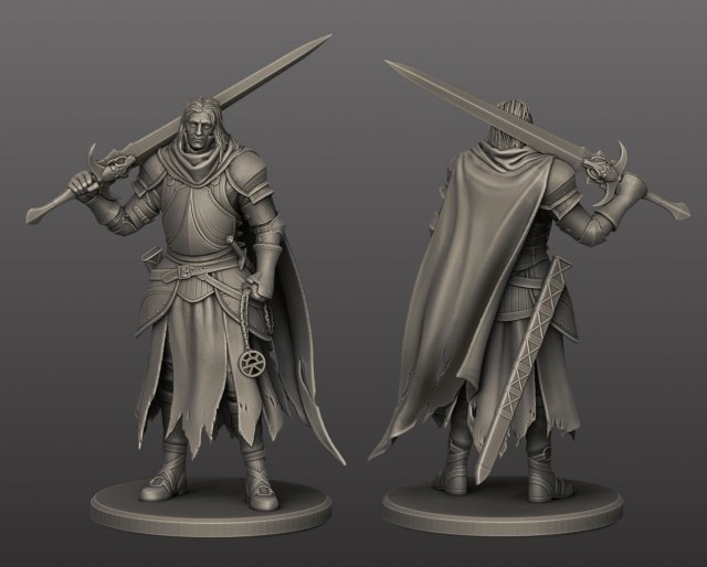 Medival knights pack 3D Print Model .c4d .max .obj .3ds .fbx .stl .blend 