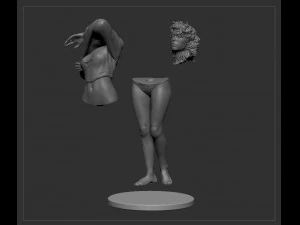 Ellen Louise Ripley assembly 3D Print Model