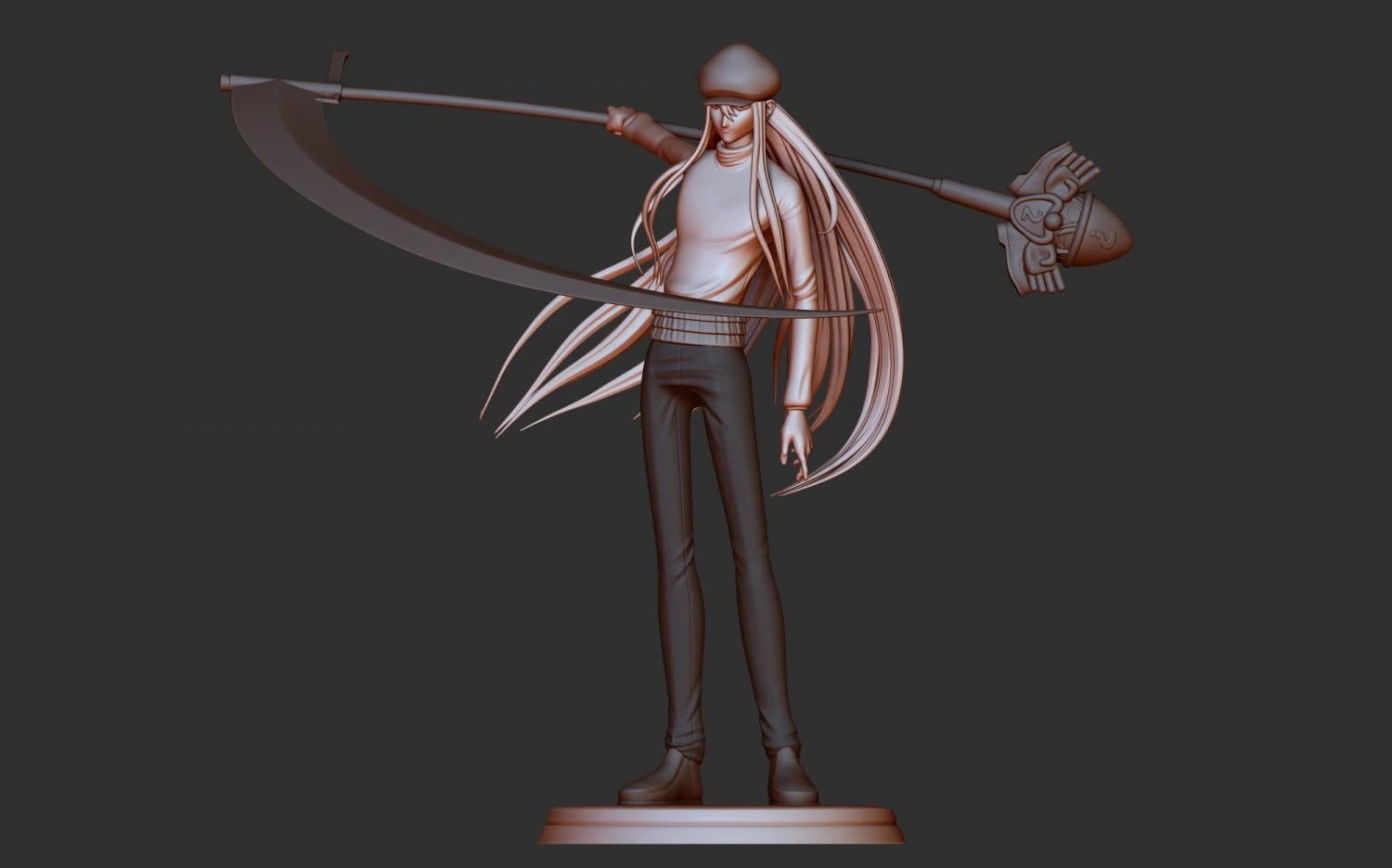 Kaito hxh assembly 3D Print Model .c4d .max .obj .3ds .fbx .stl .blend 
