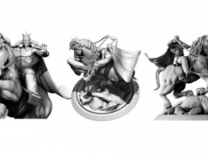 Raoh Fist of the North Star ASSEMBLY 3D Print Model