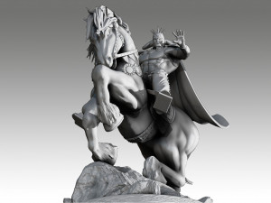 Raoh Fist of the North Star ASSEMBLY Modelo de impresión 3D