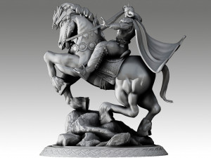 Raoh Fist of the North Star ASSEMBLY 3D Print Model