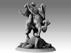 Raoh Fist of the North Star ASSEMBLY 3D Print Model