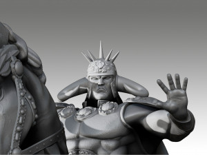 Raoh Fist of the North Star ASSEMBLY 3D Print Model