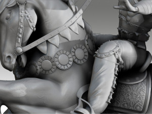 Raoh Fist of the North Star ASSEMBLY 3D Print Model