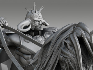 Raoh Fist of the North Star ASSEMBLY 3D Print Model