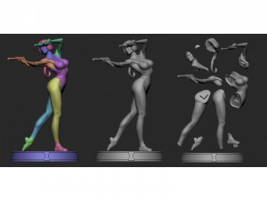 Black Widow Ballet of Death assembly 3D Print Model