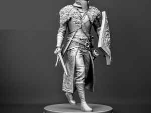 Faraam knight dark souls assembly 3Dプリントモデル