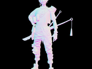Naruto textured Modèle 3D