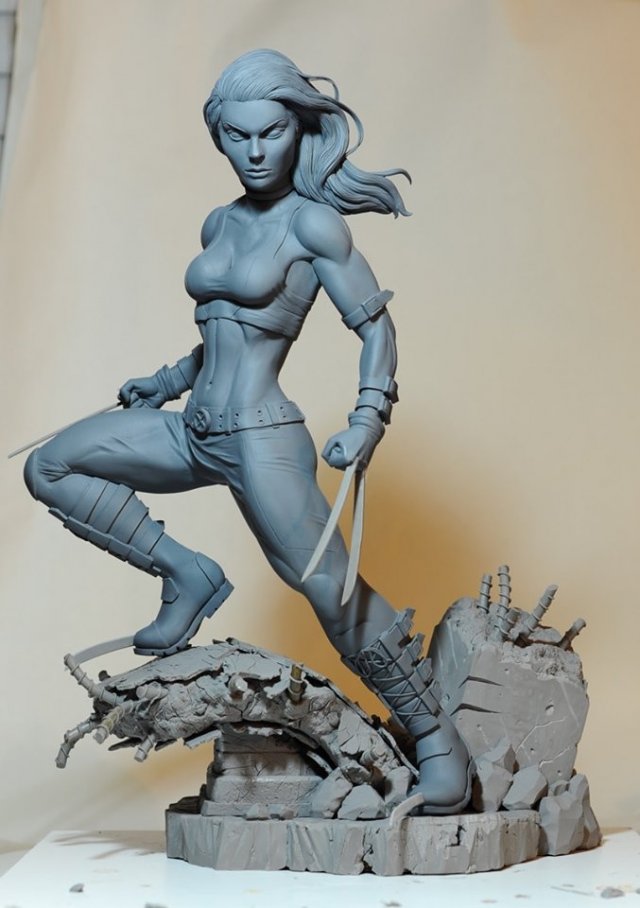 X-23 Laura Kinney assembly 3D Baskı Modeli .c4d .max .obj .3ds .fbx .stl .blend 