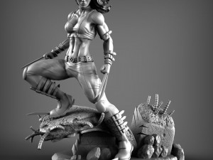 X-23 Laura Kinney assembly 3D Baskı Modeli