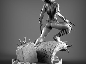 X-23 Laura Kinney assembly 3D Baskı Modeli