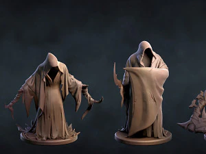 Six Ghosts 3D Print Model