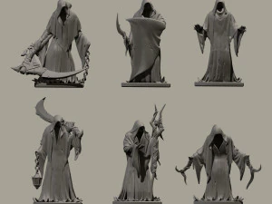 Six Ghosts 3D Print Model