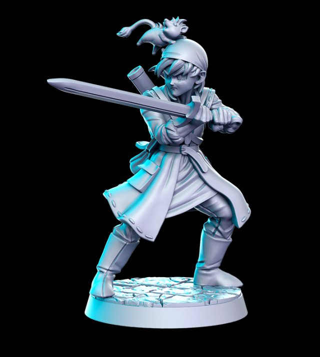 Link zelda 3D Принт Модель .c4d .max .obj .3ds .fbx .stl .blend 
