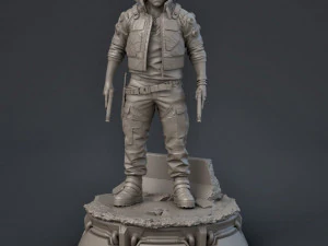 Montaje Cyberpunk de Jackie Welles Modelo de impresión 3D