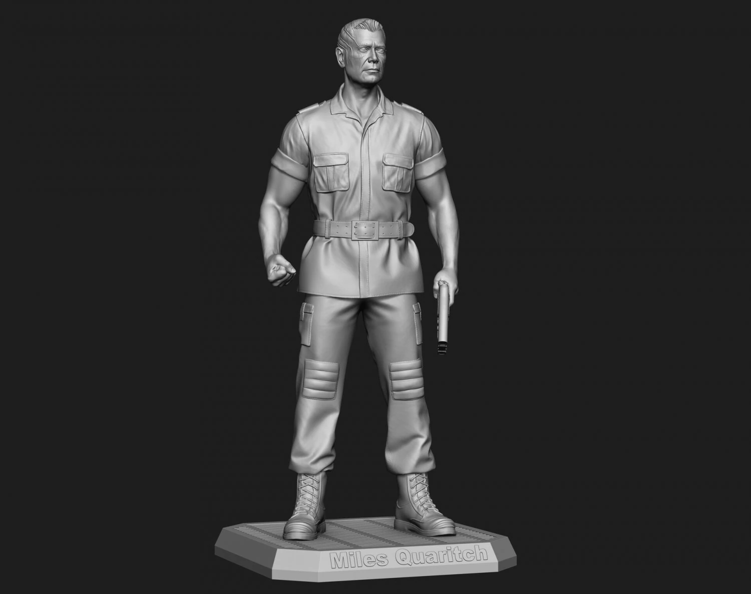 Miles Quaritch avatar assembly 3D Print Model .c4d .max .obj .3ds .fbx .stl .blend 