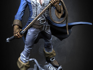 Castlevania Richter Belmont assembly 3D-Druckmodell