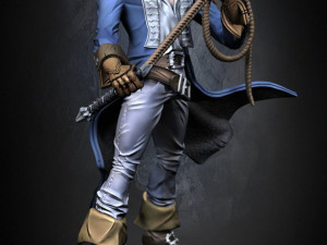 Castlevania Richter Belmont assembly 3D-Druckmodell