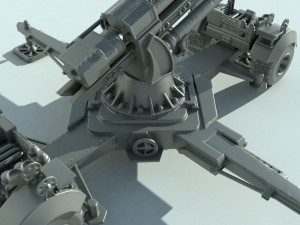 Flak 88mm Anti aircraft 3D Print Model