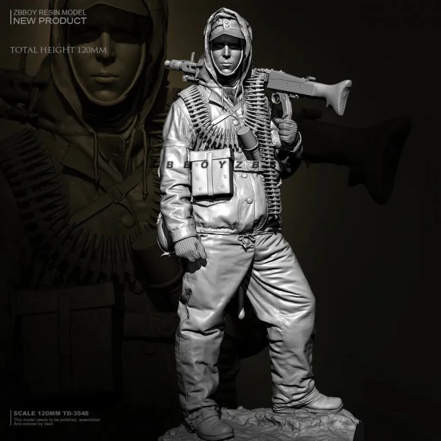 Soldado da M&aacute;quina G Modelo de Impressão 3D .c4d .max .obj .3ds .fbx .stl .blend 