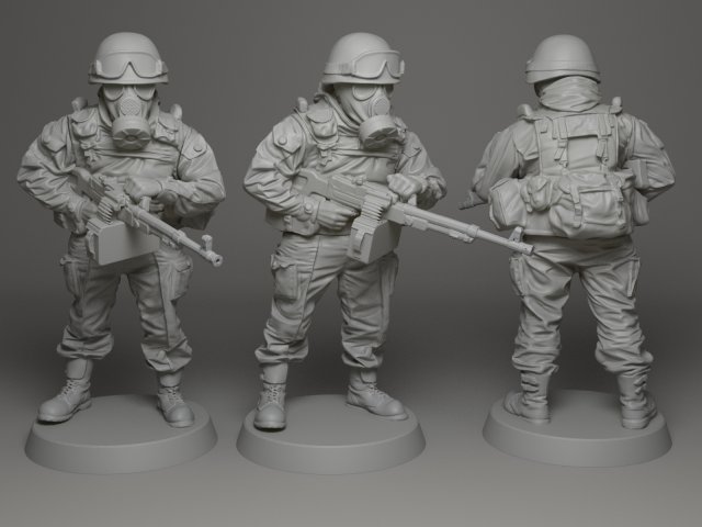 Chemical Corps assembly Model do druku 3D .c4d .max .obj .3ds .fbx .stl .blend 