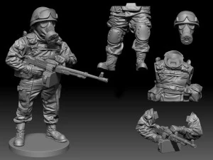 Chemical Corps assembly 3D Print Model