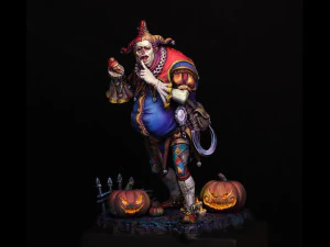 Halloween harlequin 3D Print Model
