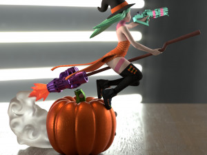 Halloween Cybergirl NSFW assembly 3D प्रिंट मॉडल