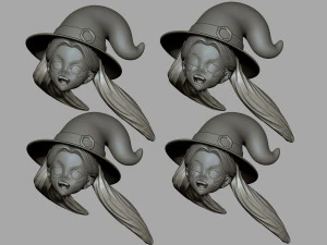 Halloween Cybergirl NSFW assembly 3D Print Model
