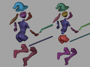 Halloween Cybergirl NSFW assembly 3D प्रिंट मॉडल