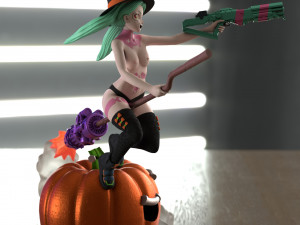 Halloween Cybergirl NSFW assembly 3D प्रिंट मॉडल