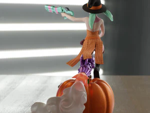 Halloween Cybergirl NSFW assembly 3D Print Model