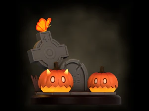 Halloween hu tao genshin impact assembly 3D Print Model