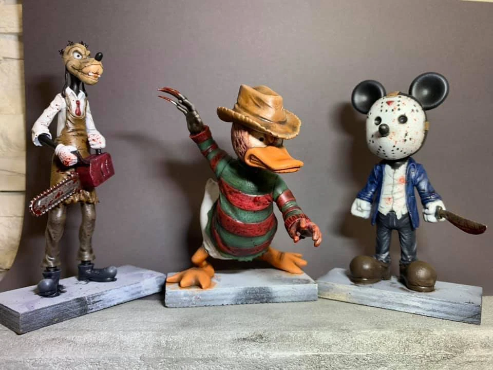 Halloween disneys figurines assembly 3D Print Model .c4d .max .obj .3ds .fbx .stl .blend