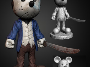 Halloween disneys figurines assembly Modelo de Impressão 3D