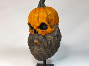 Halloween pumpkin face 3D Print Model