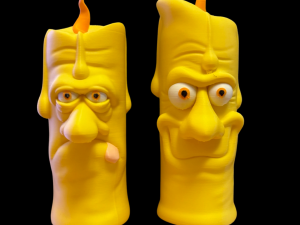 Halloween candles 3D Print Model