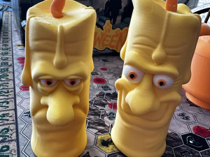 Halloween candles 3D Print Model