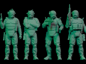 Trauma Team cyberpunk 3D Print Model