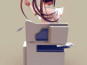 Printer girl NSFW assembly Modello di stampa 3D